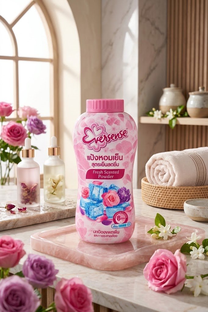 Eversense Fresh Scented Cooling Powder