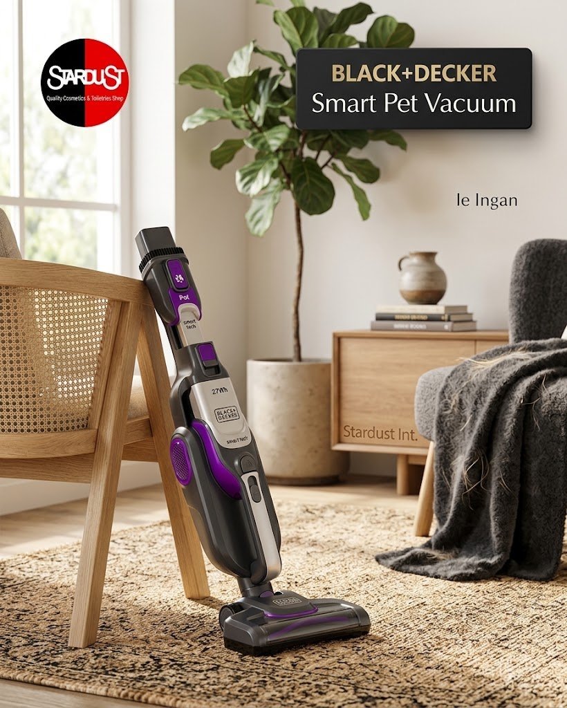 Black+Decker 27Wh Cordless Smart Tech Pet Handheld Vacuum Cleaner