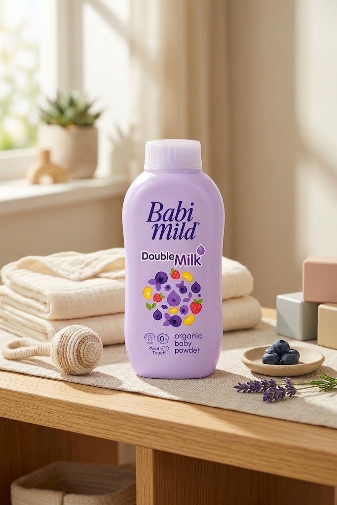 Babi Mild Double Milk Organic Baby Powder