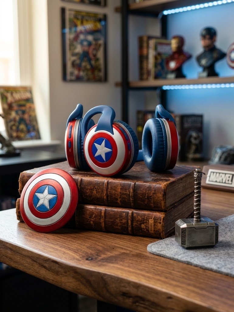 Marvel Avengers Age of Ultron Wireless Headphone – Captain America
