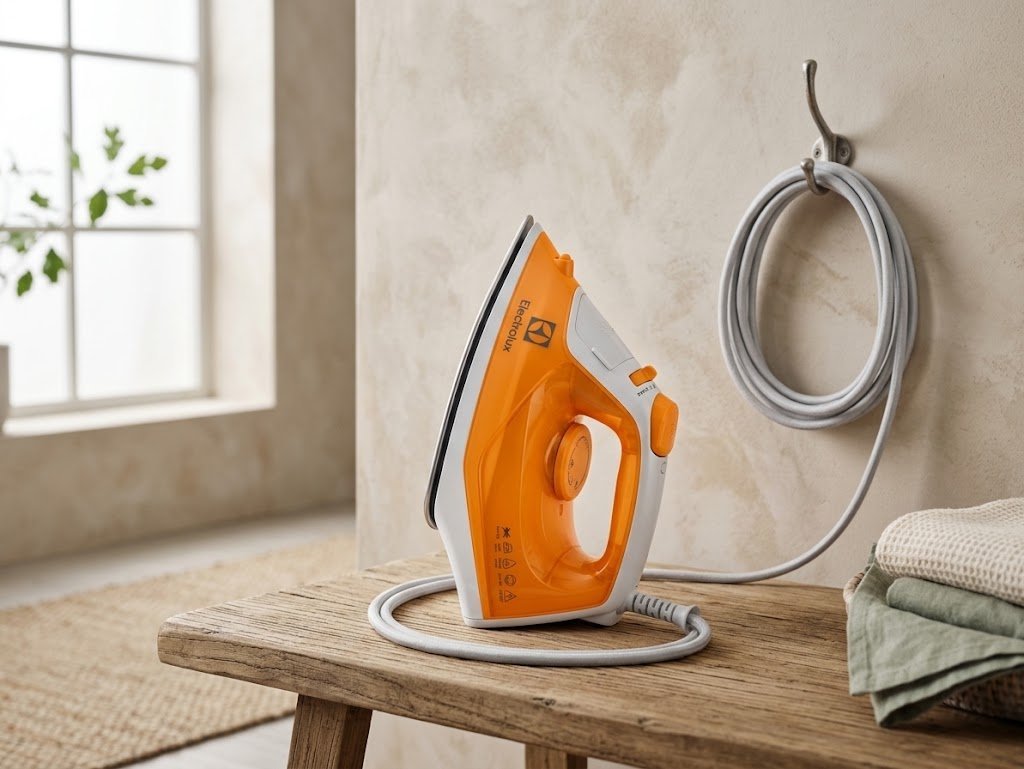 Electrolux 2200W Steam Iron – Orange & White