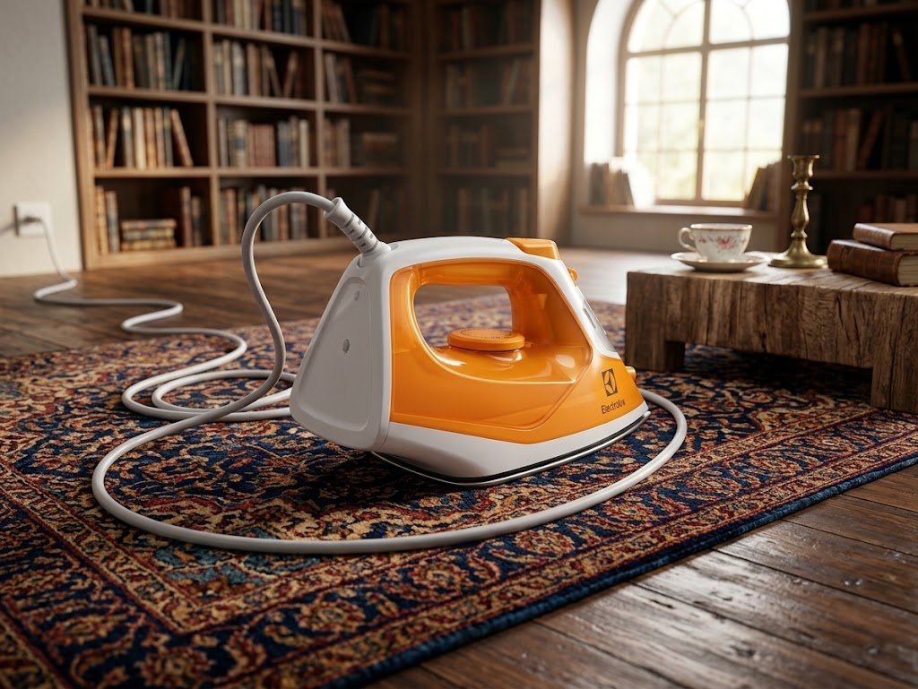 Electrolux 2200W Steam Iron – Orange & White