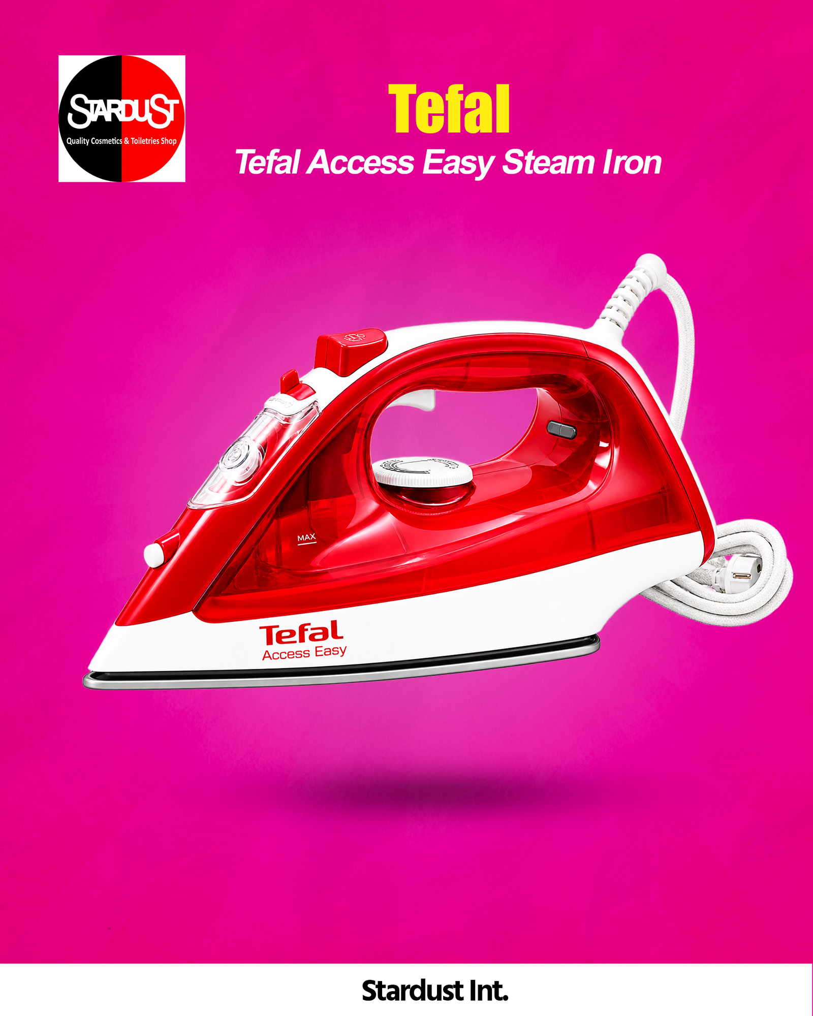 Tefal Access Easy Steam Iron – 2100W