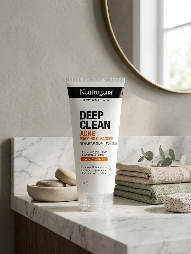 Neutrogena Deep Clean Acne Foaming Cleanser – 150g