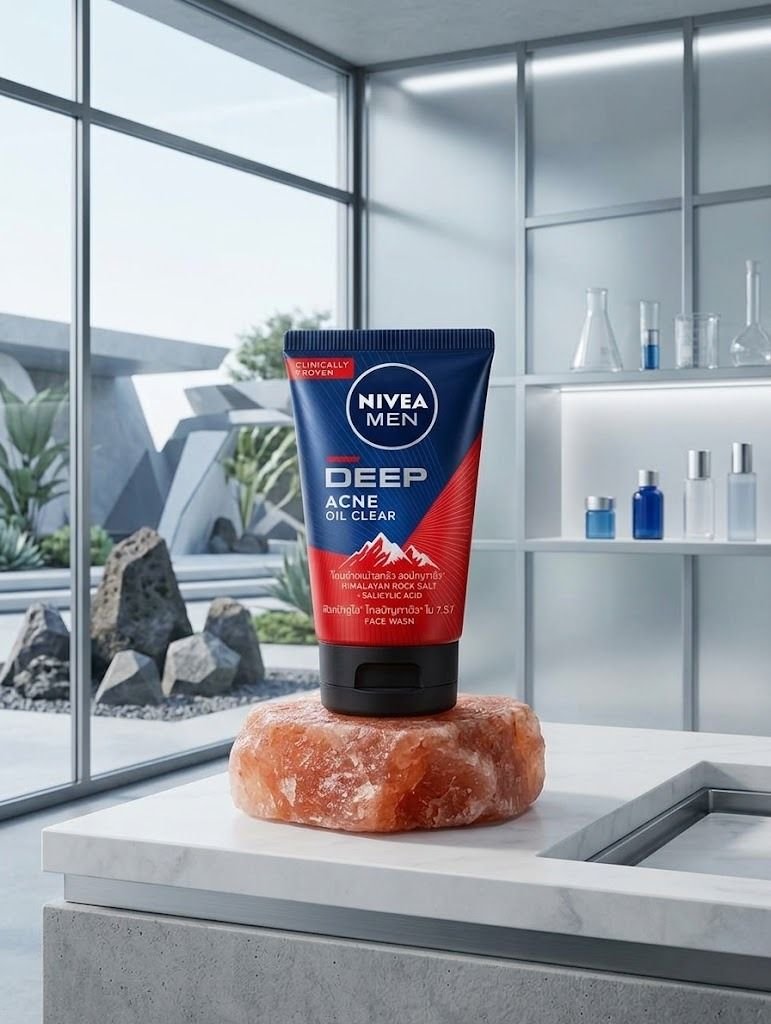 Nivea Men Deep Acne Oil Clear Scrub Mud Foam – 100ml / 100g