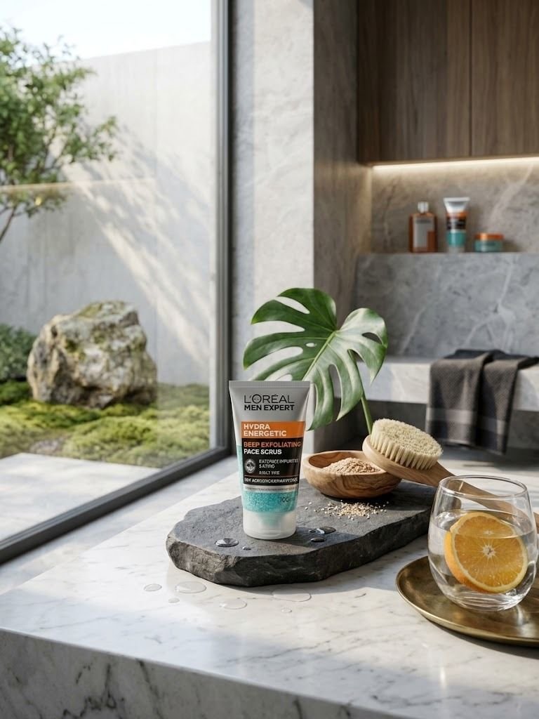 L'Oréal Paris Men Expert Hydra Energetic Deep Exfoliating Face Scrub – 100ml
