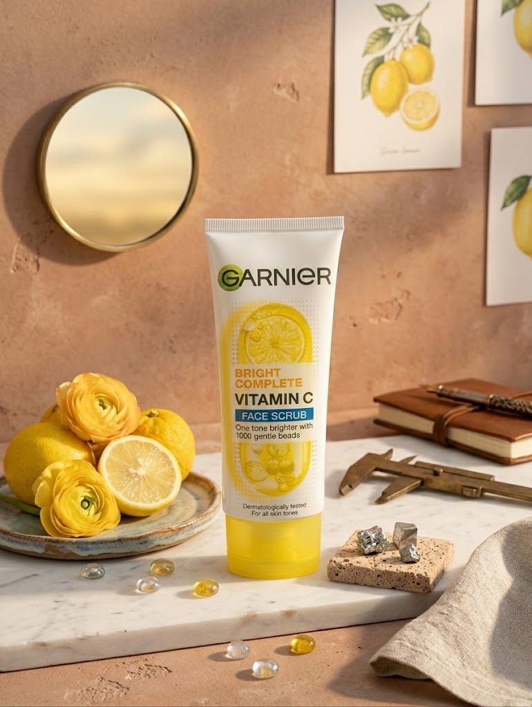Garnier Bright Complete Vitamin C Face Scrub – 100ml