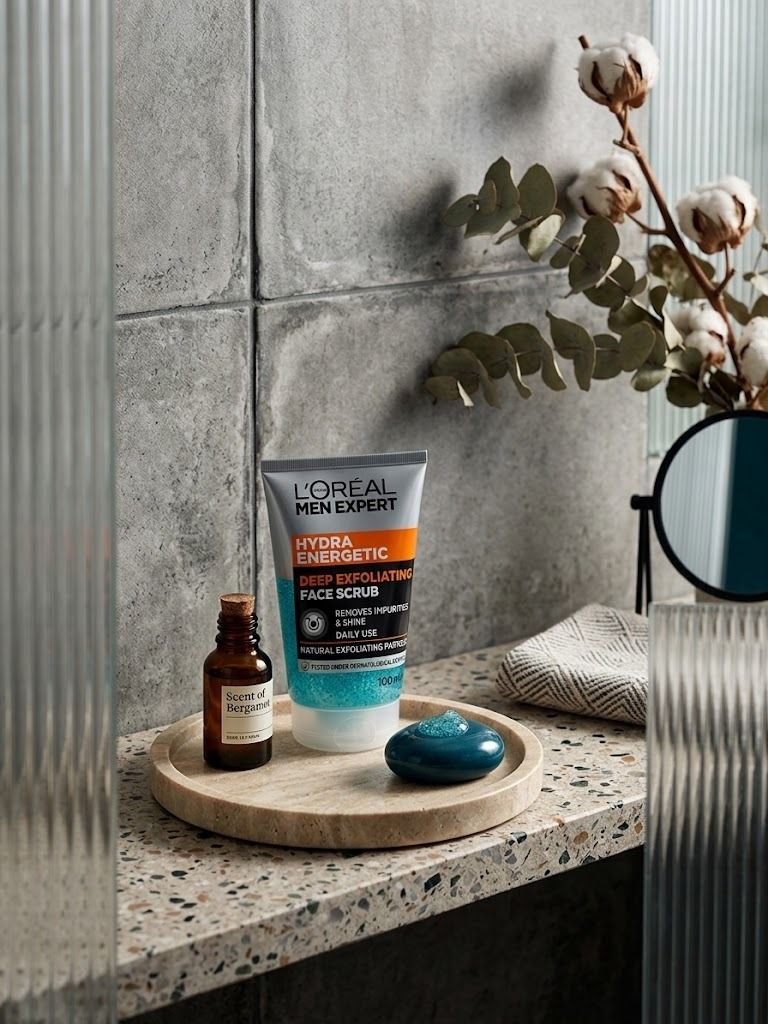 L'Oréal Paris Men Expert Hydra Energetic Deep Exfoliating Face Scrub – 100ml