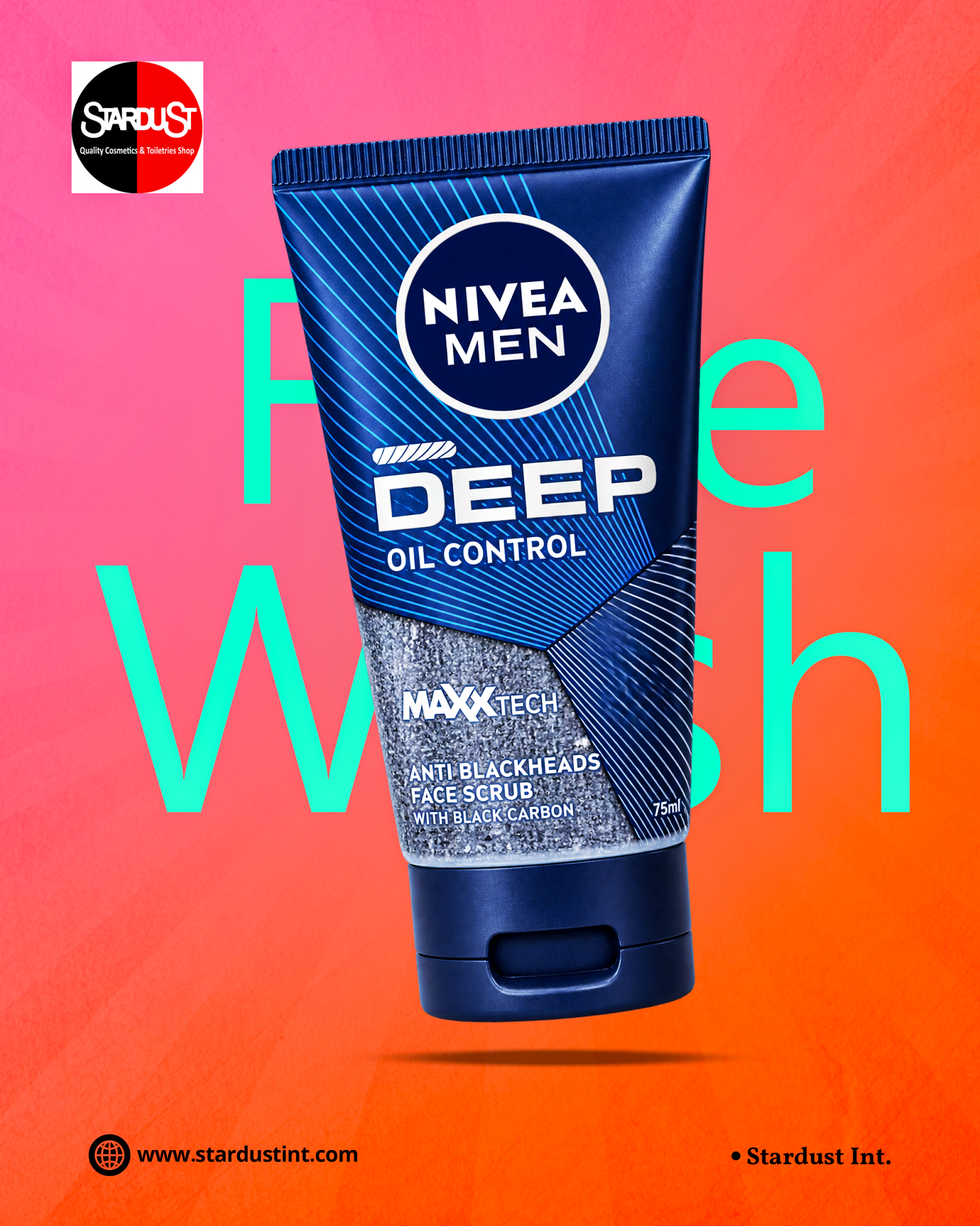 Nivea Men Deep Oil Control Anti-Blackheads Face Scrub
